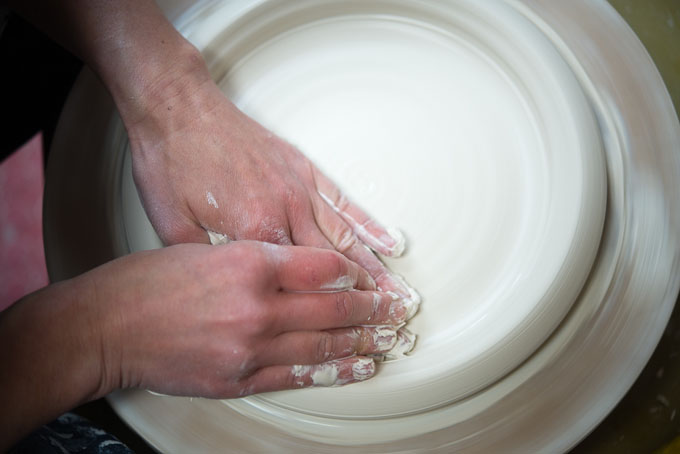 Tanya Gomez in her studio 2016